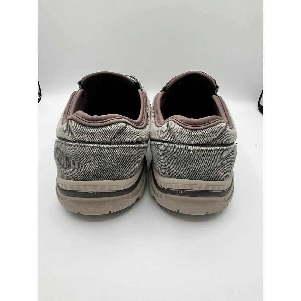 Skechers Relaxed Fit 65355 Men Charcoal Gray Textile Slip On Loafers Size 11‎